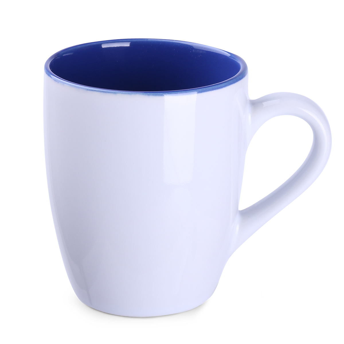 weiß / reflexblau